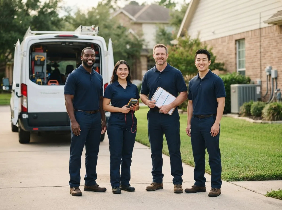 Certified HVAC technician near South Houston, TX